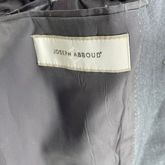 Joseph Abboud Blazer Jacket Mens 36S Gray Notched Lapel Fully Lined Suit Coat - Picture 8 of 10